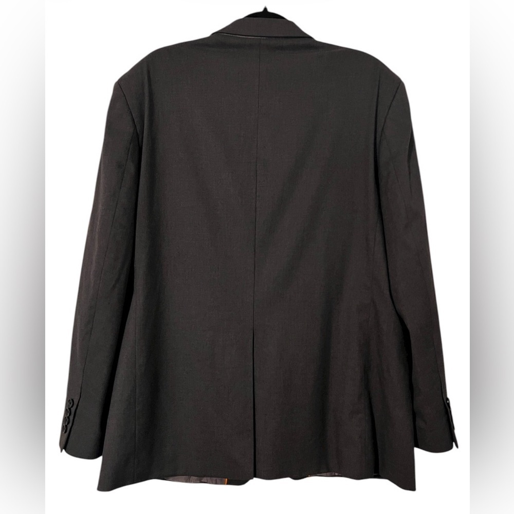 Haggar Men's Classic Fit Blazer Jacket Charcoal Gray - Picture 2 of 9